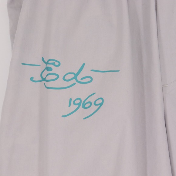 Ed Hardy Women's Cargo Pants Size S Light Grey Lightweight Baggy Drawstring - Picture 7 of 9